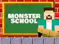 Spil Monster School: Roller Coaster & Parkour online