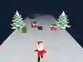 Spil 3D Santa Run online