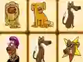Spil Mahjong dogs online