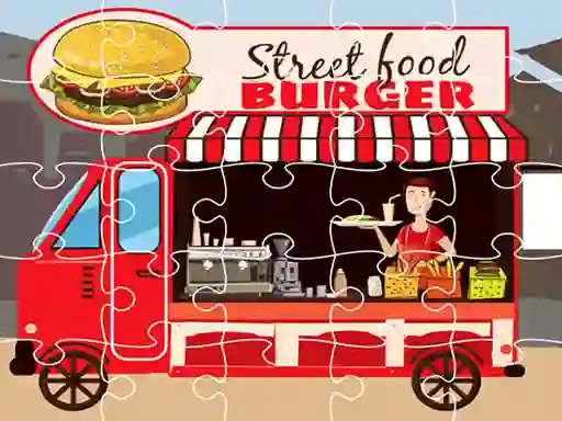 Spil Burger Trucks Jigsaw online