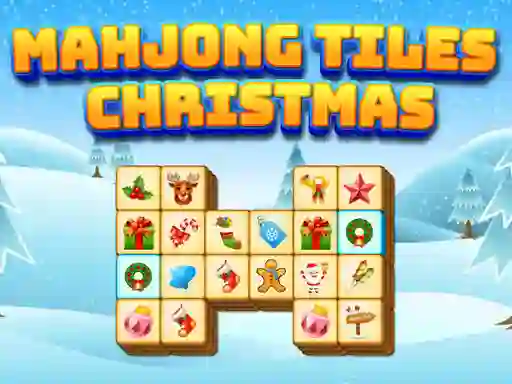 Spil Mahjong Tiles Christmas online