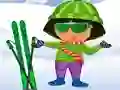 Spil Dora Ski Dress up online