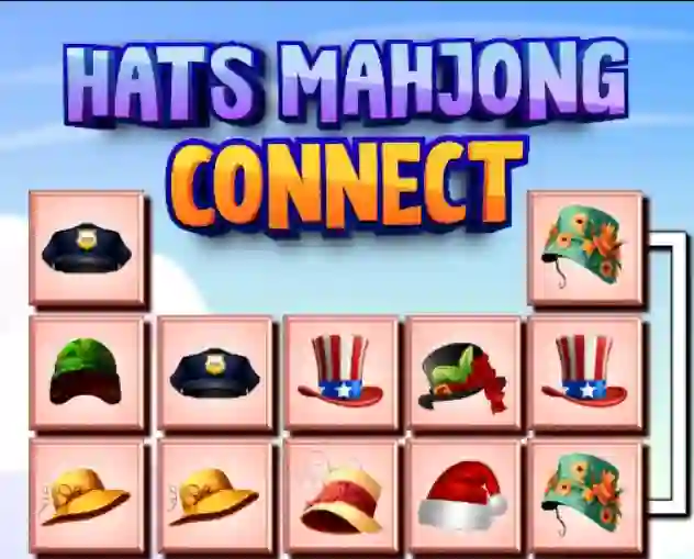 Spil Hats Mahjong Connect online