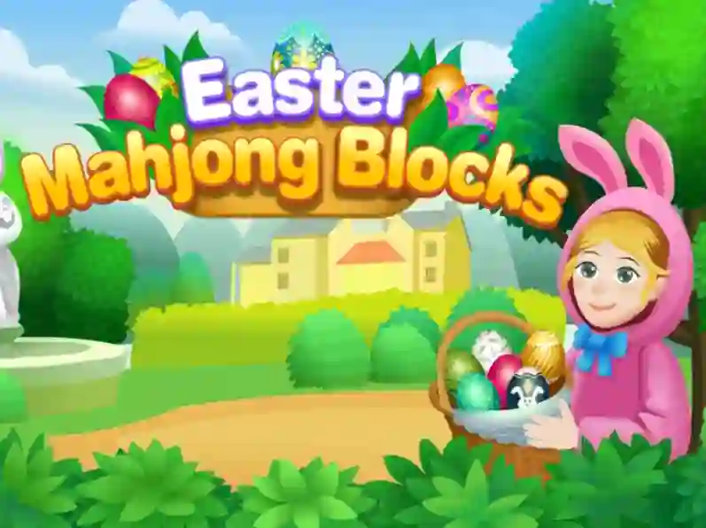 Spil Mahjong Blocks Easter online