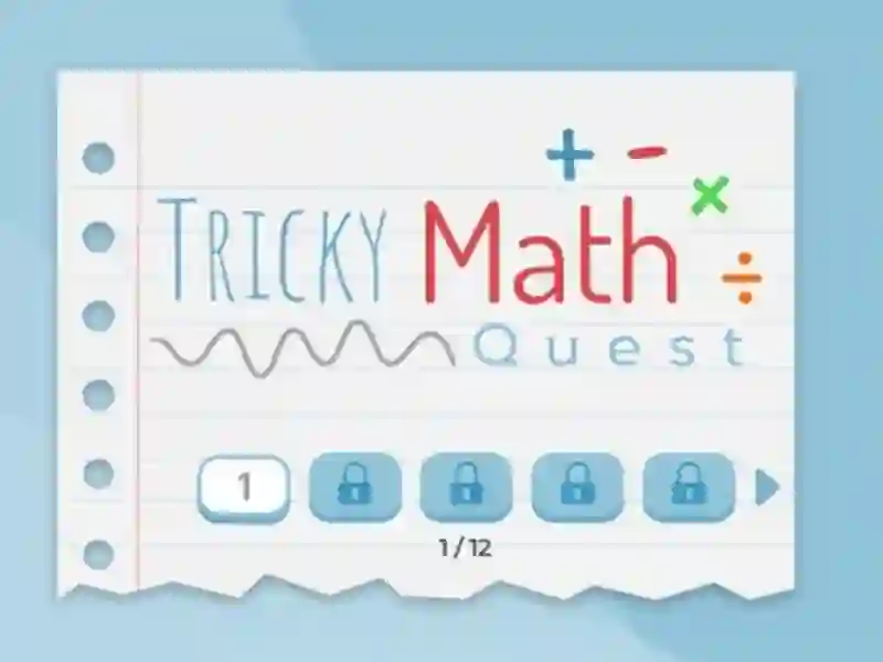 Spil Tricky Math Quest online