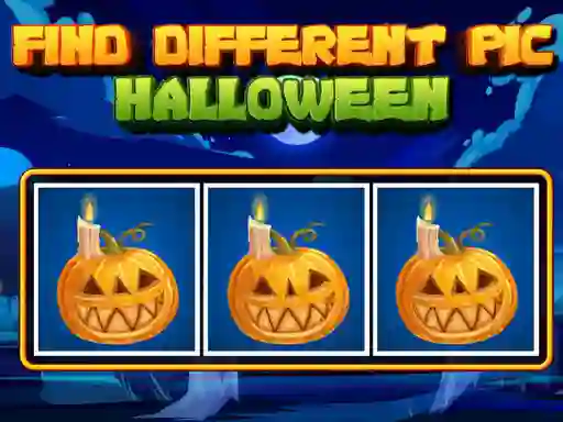 Spil Find Different Pic Halloween online