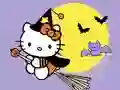 Spil Coloring Book: Kitty Halloween online