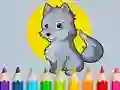 Spil Coloring Book: Wolf online