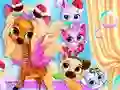 Spil Pets Grooming Bubble Party online