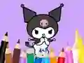 Spil Coloring Book: Kuromi Carries Bag online