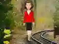 Spil Girl Escape From Railway Track online