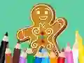 Spil Coloring Book: Gingerbreads online