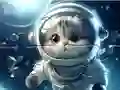 Spil Jigsaw Puzzle: Astronaut-Cat online