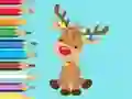Spil Coloring Book: Cute Christmas Reindeer online