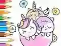 Spil Coloring Book: A Cup Of Unicorn online