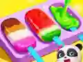 Spil Little Panda Ice Cream Game online