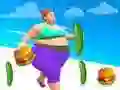 Spil Muscle Girl Calorie Run online