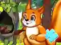 Spil Jigsaw Puzzle: Squirrel Hide Food online