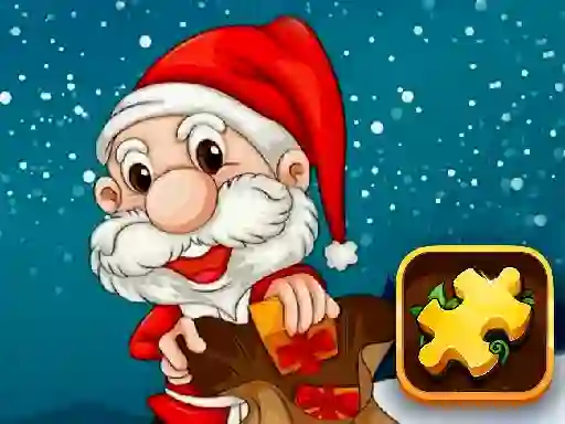 Spil Santa Claus Puzzle Time online