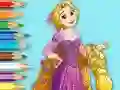 Spil Coloring Book: Princess Rapunzel online