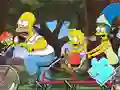 Spil Jigsaw Puzzle: Simpson Family Riding online