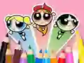 Spil Coloring Book: The Powerpuff Girls online