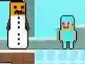 Spil Noob vs Pro Snowman online