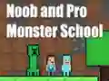 Spil Noob and Pro Monster School online