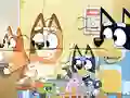 Spil Jigsaw Puzzle: Bluey Shopping Day online