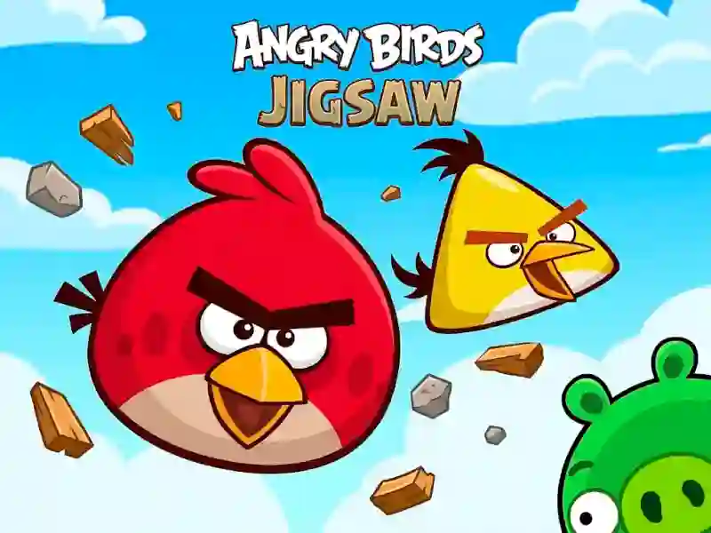 Spil Angry Birds Jigsaw online
