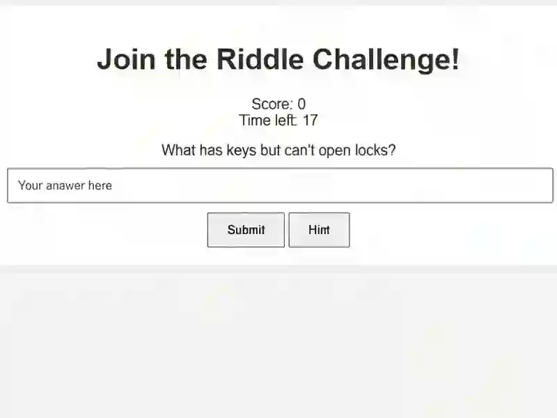 Spil Riddle Challenge online