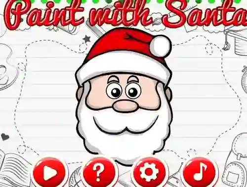 Spil Paint With Santa online