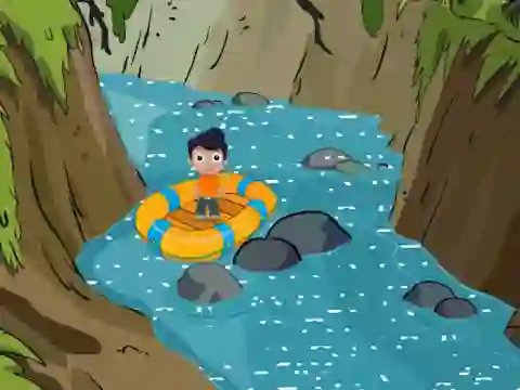 Spil Rescue the Cute Boy from River online