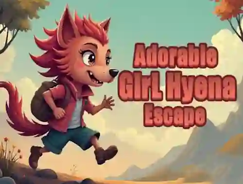 Spil Adorable Girl Hyena Escape online