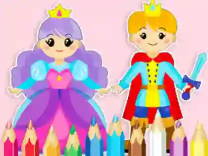 Spil Coloring Book: Sweet Royal Date online