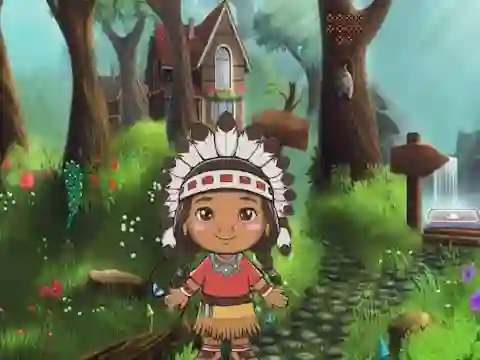 Spil Girl Reach Thanksgiving Land online