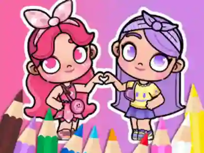 Spil Coloring Book: BFF In Avatar World online