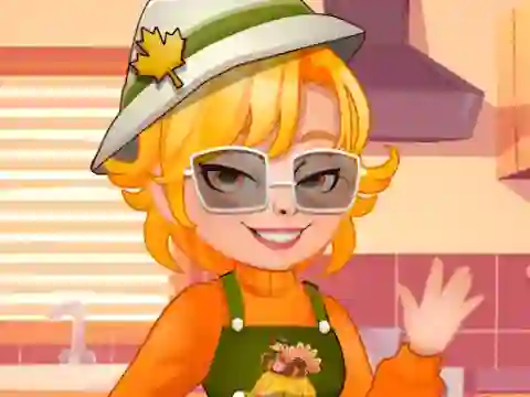 Spil Roxie's Kitchen Thanksgiving Cupcake online