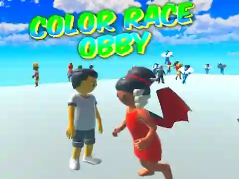 Spil Color Race Obby online