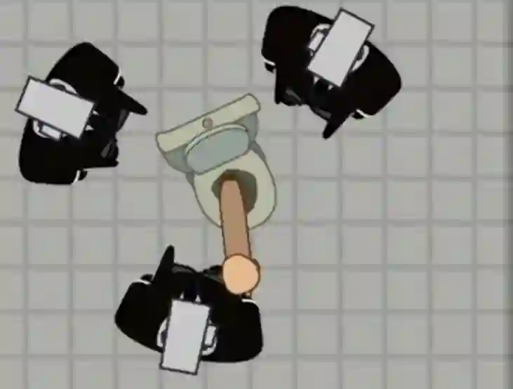 Spil 100 Cameramans vs 100 Toilets online