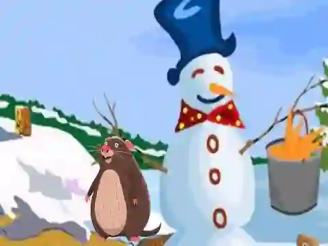 Spil Couple Escape from Snowy Land online