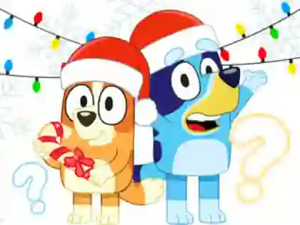 Spil Kids Quiz: Bluey Christmas Quiz online