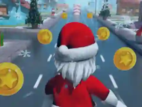 Spil Santa Roblox Running online