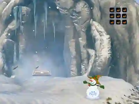 Spil Help the Frozen Santa online