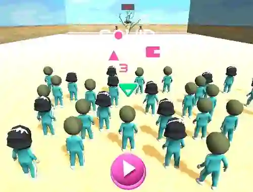Spil Squid Game Race 3d online