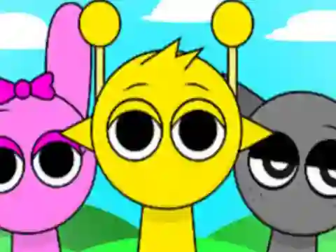 Spil Sprunki Spot the 5 Differences online