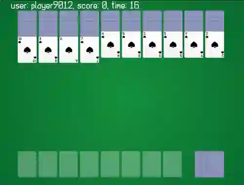 Spil Spider Solitaire Classic Ver online