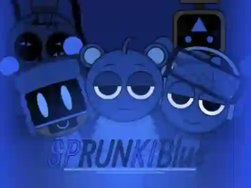 Spil Sprunki Blue Mod online