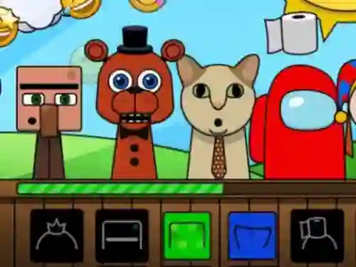 Spil Sprunki: Monsters online