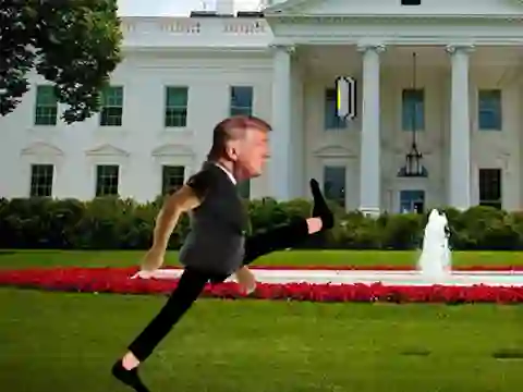 Spil Trump Wobble Walk Challenge online